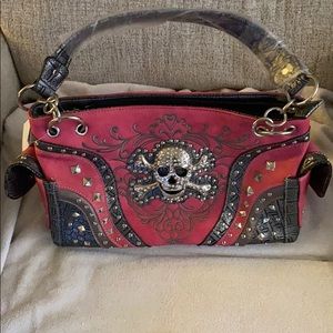 Skull purse and wallet